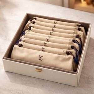 100% Authentic 1 Louis Vuitton Large Dust Bags Cotton